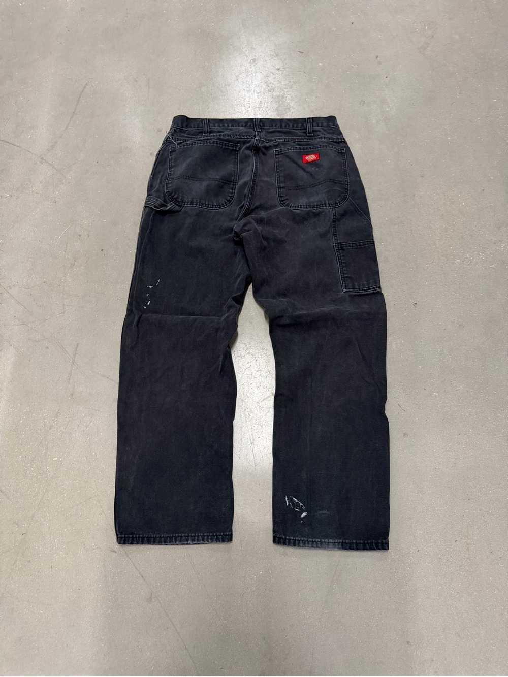 Dickies Black Cargo Work Pants with Utility Pocket